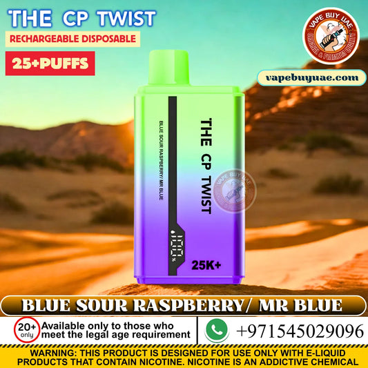 Crystal The CP Twist 25+puffs Rechargeable Disposable