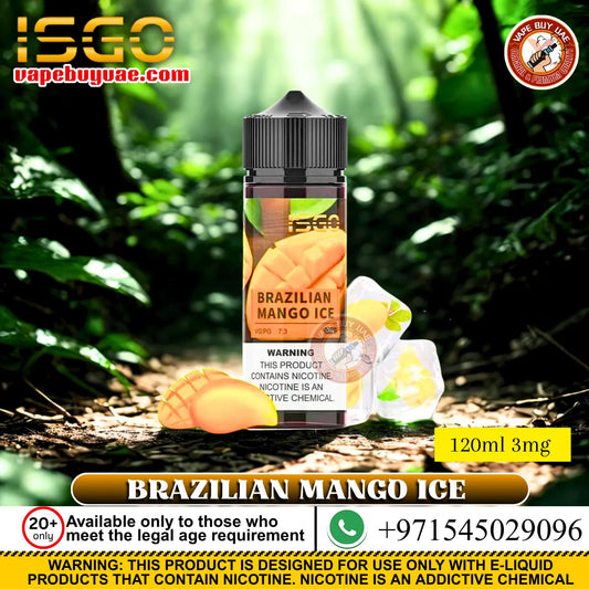 Isgo E-Liquid 120ml 3mg