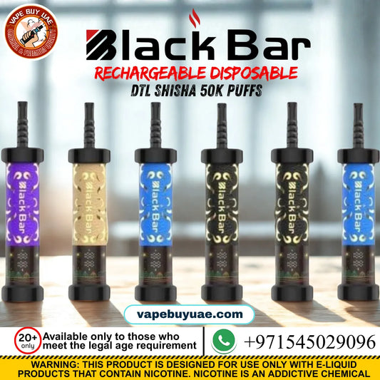 Best Vape Flavors Black Bar 50,000 Puffs Disposable Vape