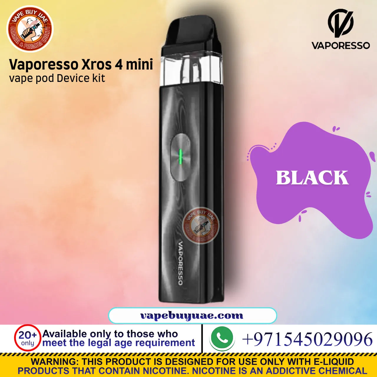 Vaporesso XROS 4 Mini original pod system vape Dubai