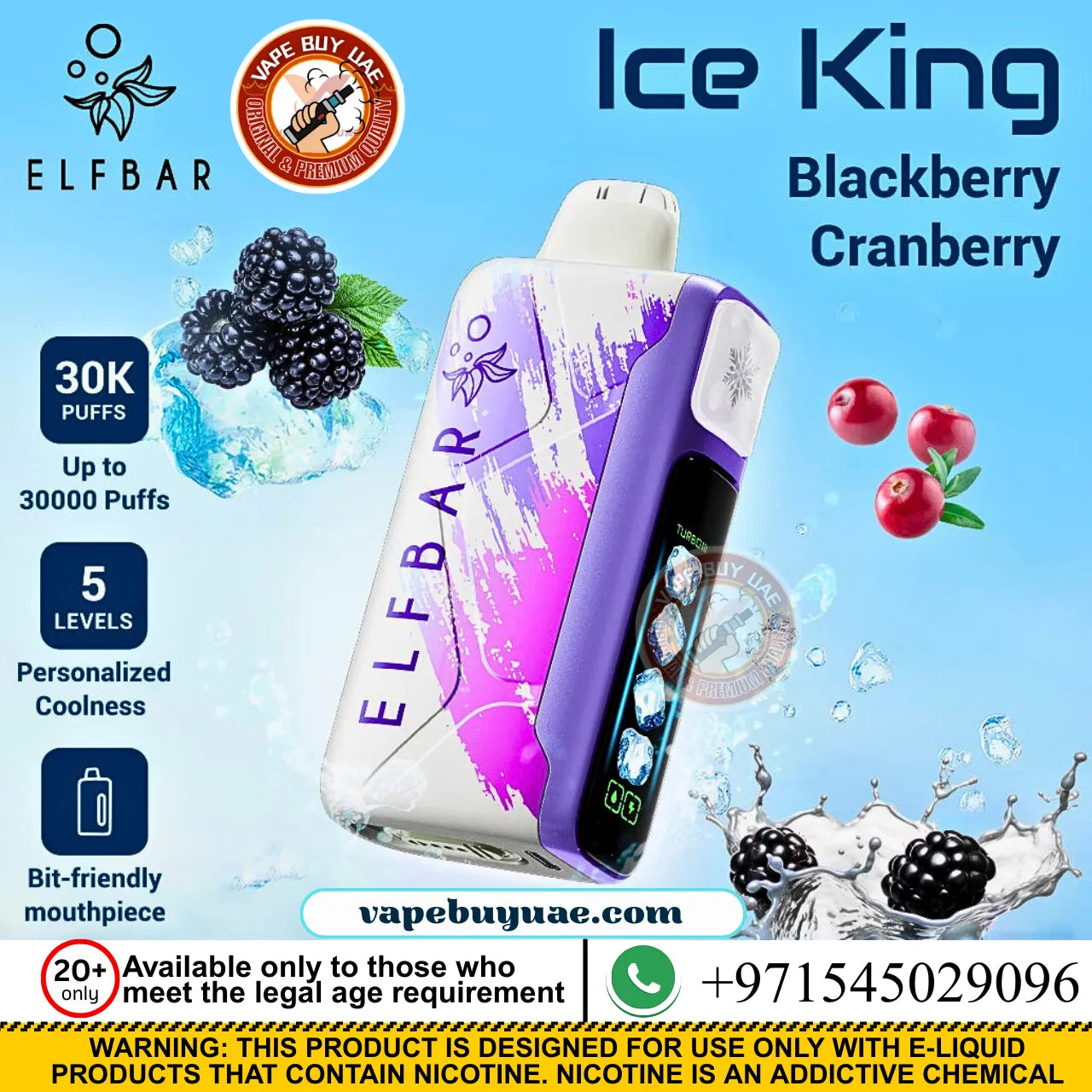 Elfbar ice King 30000 puffs