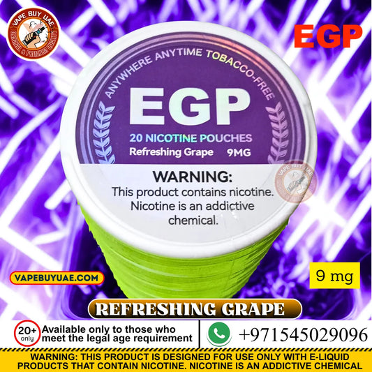 Dubai vapers EGP Nicotine Pouches 9MG – Buy Online
