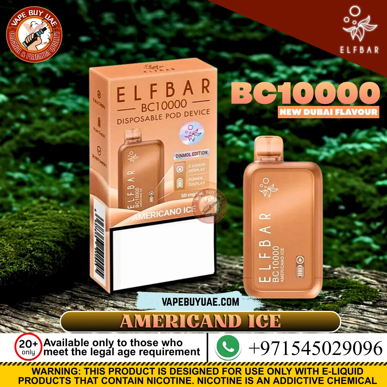ELF BAR BC10000 (5%) Disposable Pod Device