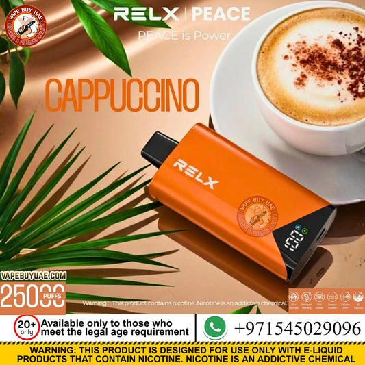 RELX PEACE 25,000 Puffs Rechargeable Disposable Vape