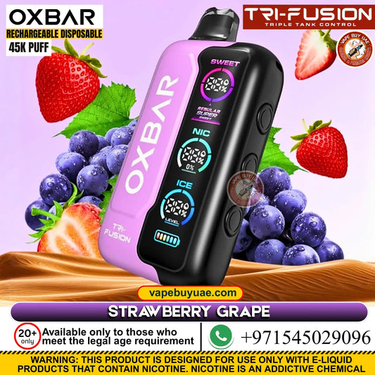 Oxbar TRIFusion 45k puffs rechargeable disposable