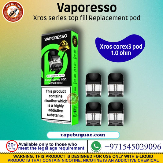 Vaporesso XROS 1.0 ohm pod compatible with XROS vape devices
