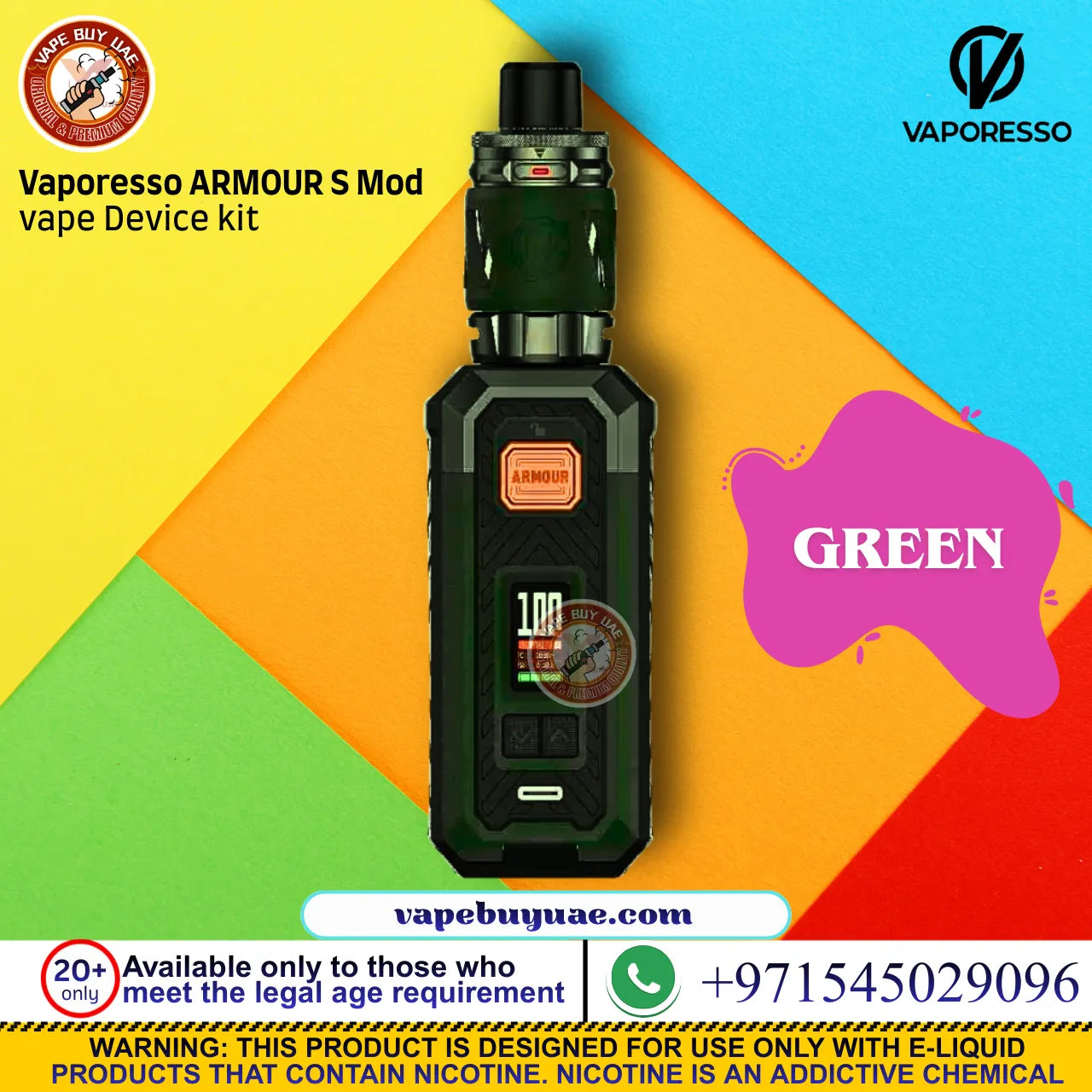 Vaporesso ARMOUR S Mode vape Device kit