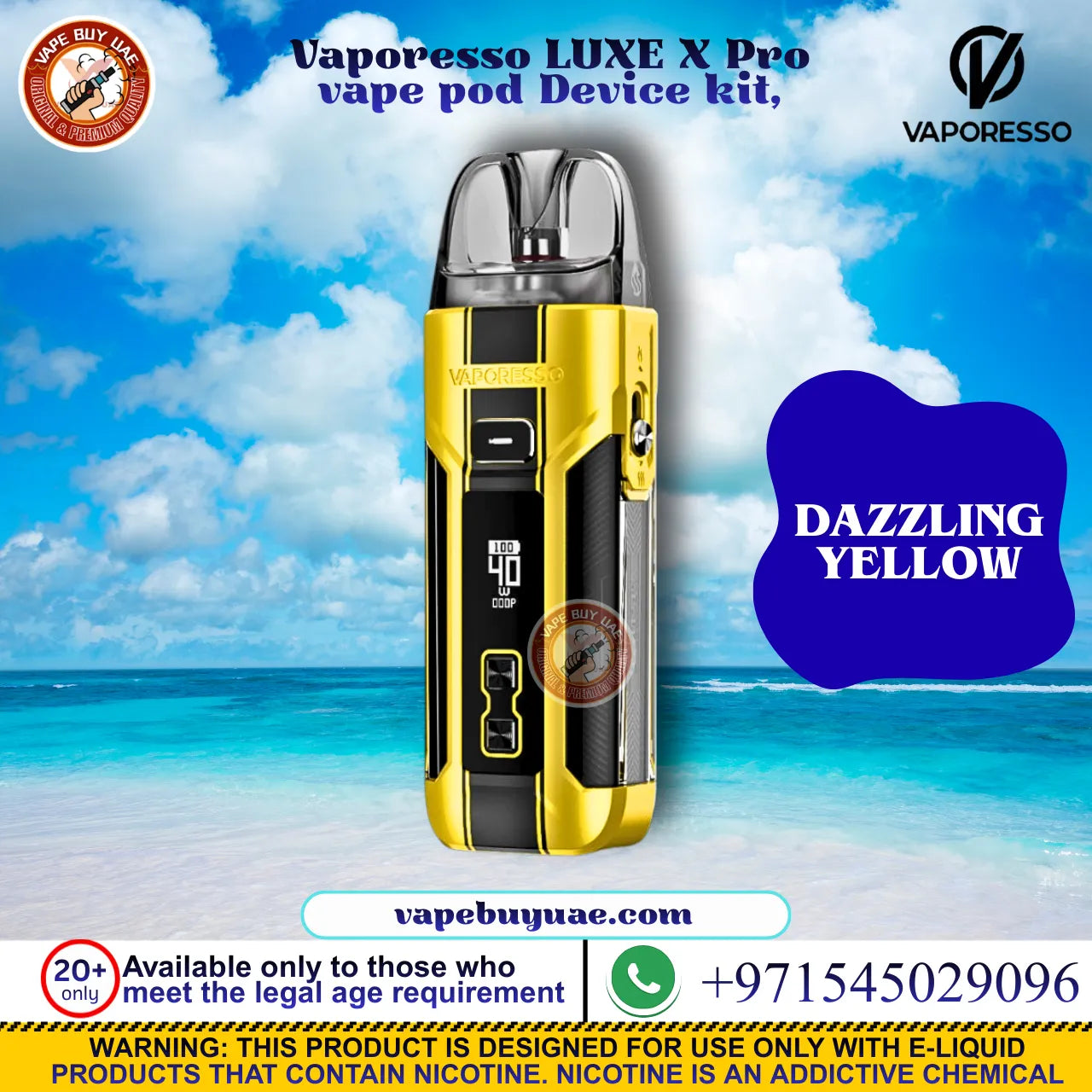 Best pod vape Dubai Vaporesso LUXE X Pro pod system UAE