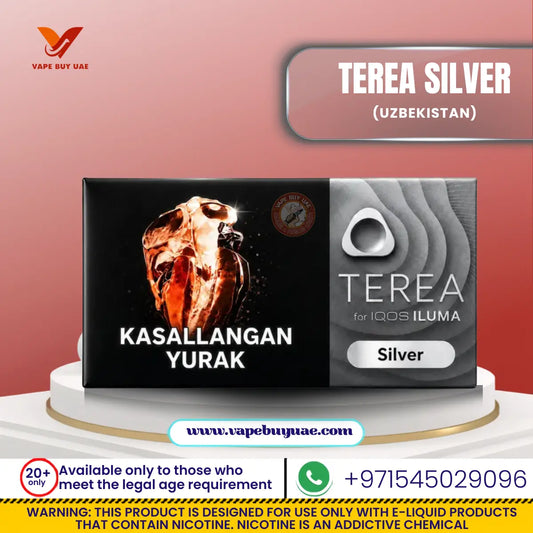 Buy TEREA Silver Uzbekistan Capsule Heets Online - IQOS ILUMA UAE | Vape Buy UAE