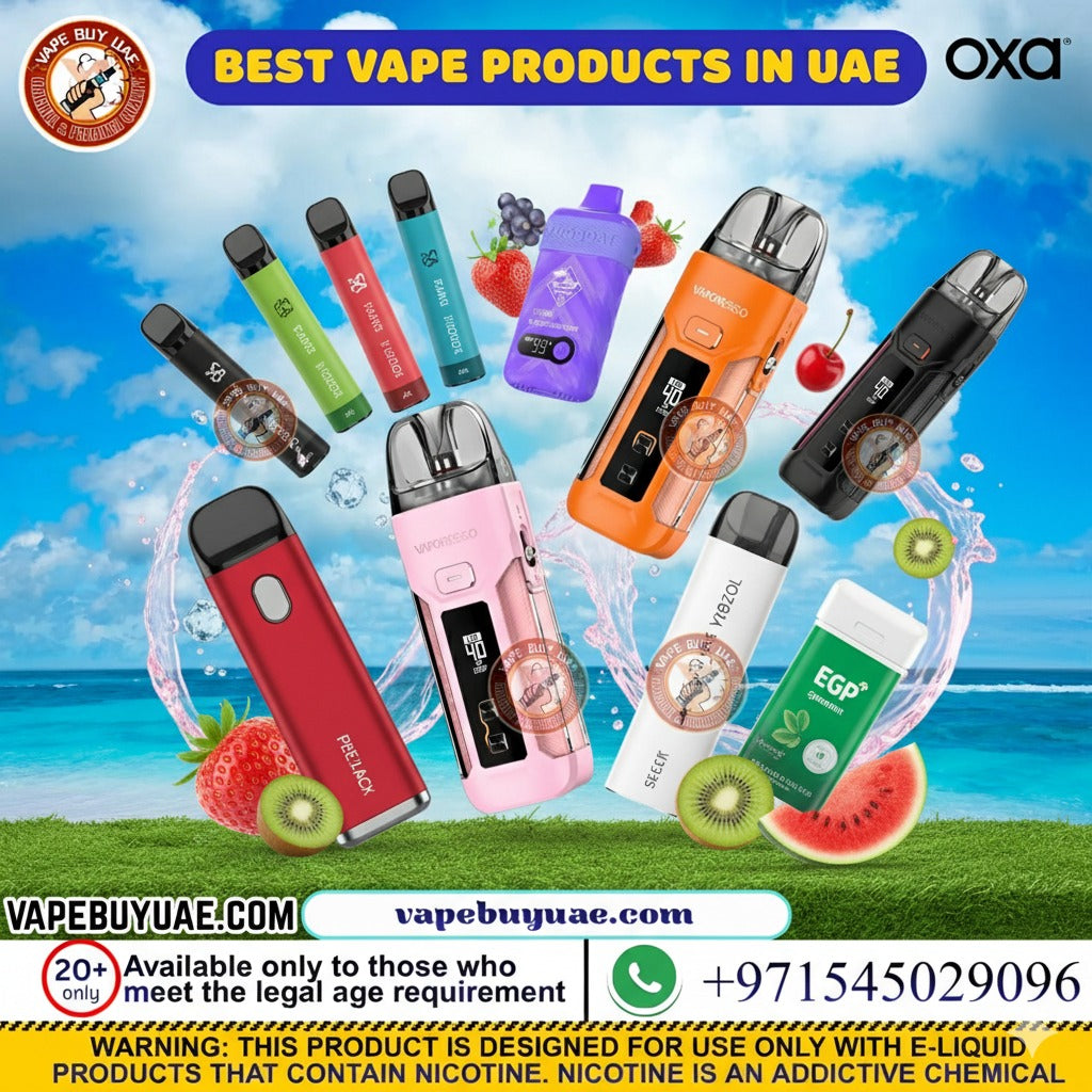 Best Disposable Vape UAE with long puff count and premium flavors