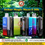 Oxbar Magic Maze-2 30000 puffs disposable vape device Dubai