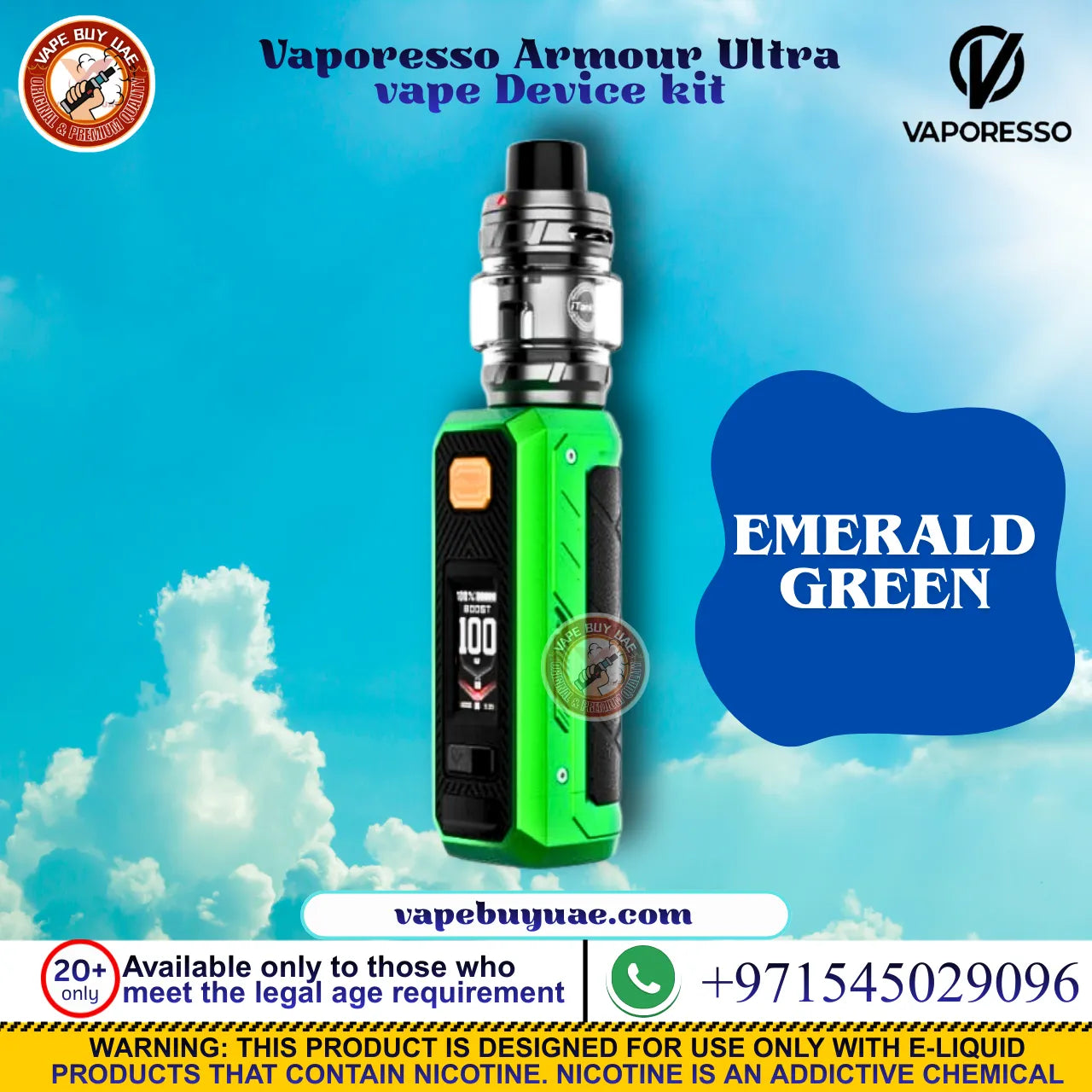 Vaporesso Armour Ultra vape device premium build UAE