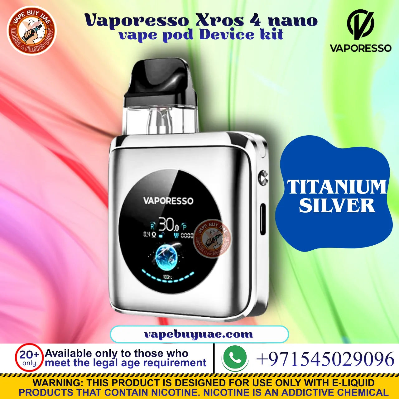 Vaporesso XROS 4 Nano Vape Pod Device Kit