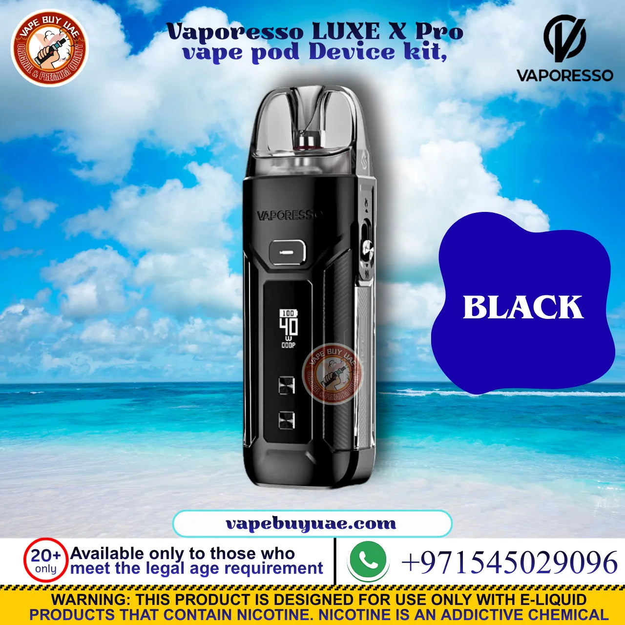 Best pod vape Dubai Vaporesso LUXE X Pro pod system UAE