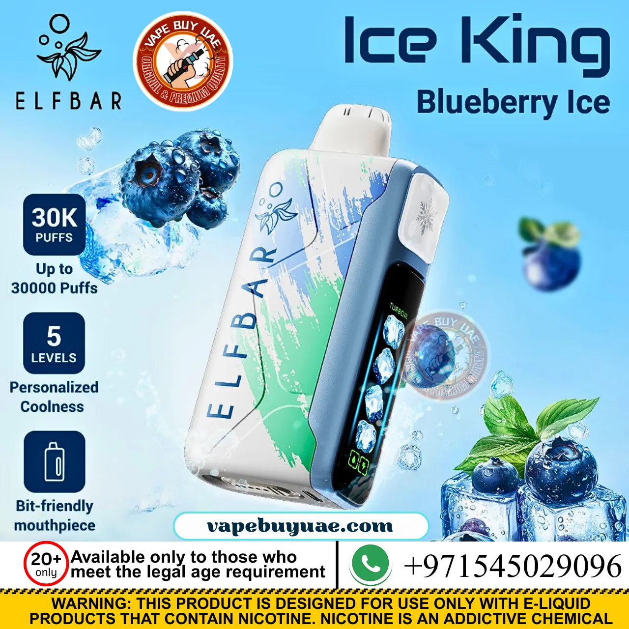 Elfbar ice King  30000 puffs