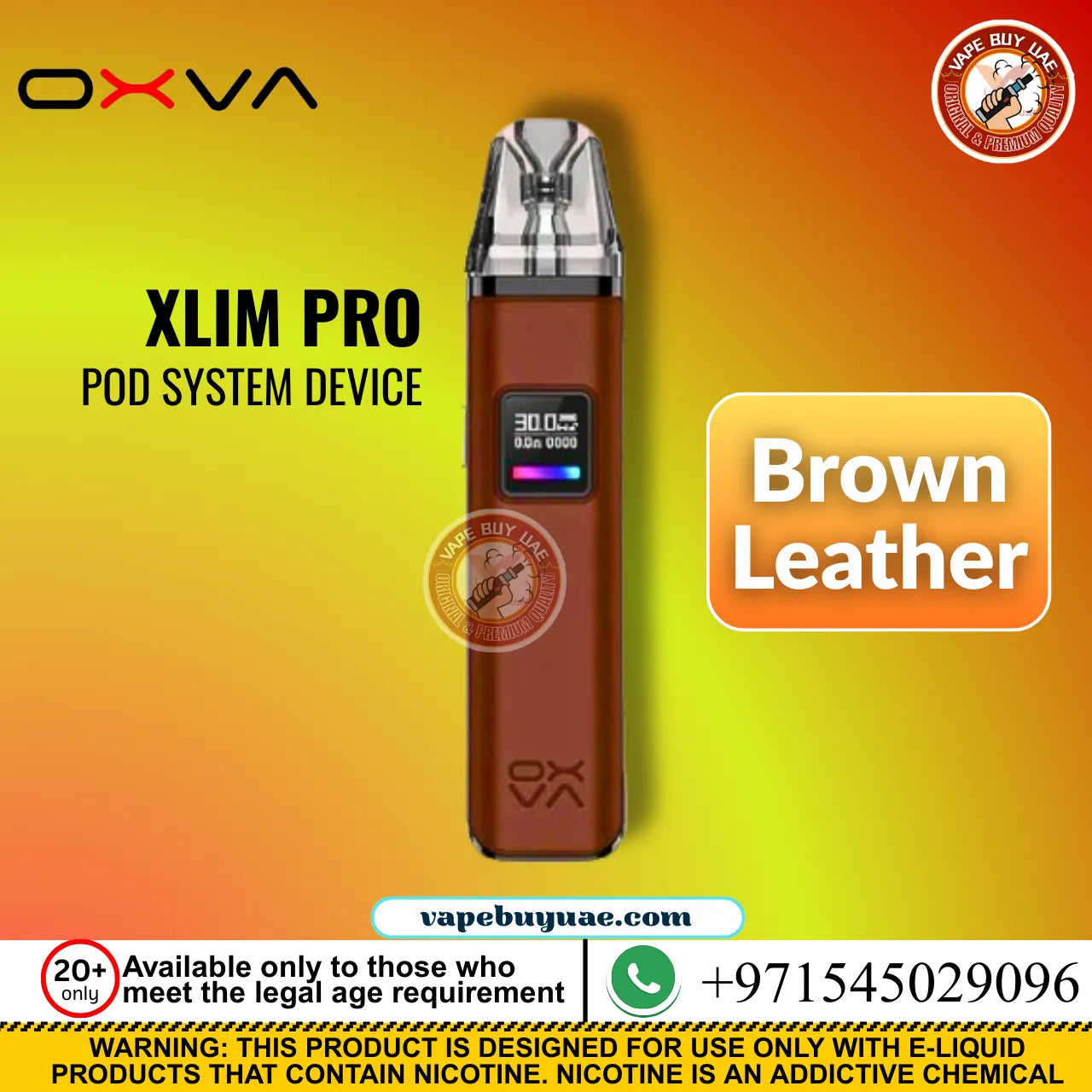 OXVA Xlim Pro refillable pod vape device Dubai