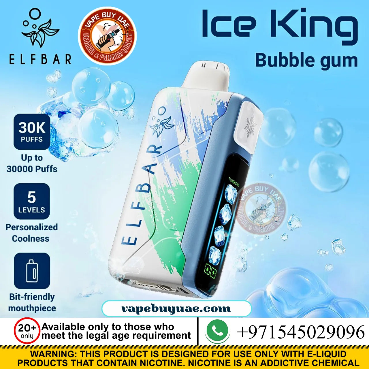 Elfbar ice King  30000 puffs