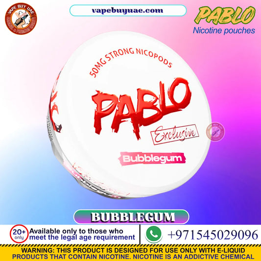 strongest nicotine pouches Dubai Pablo Ice Cold UAE