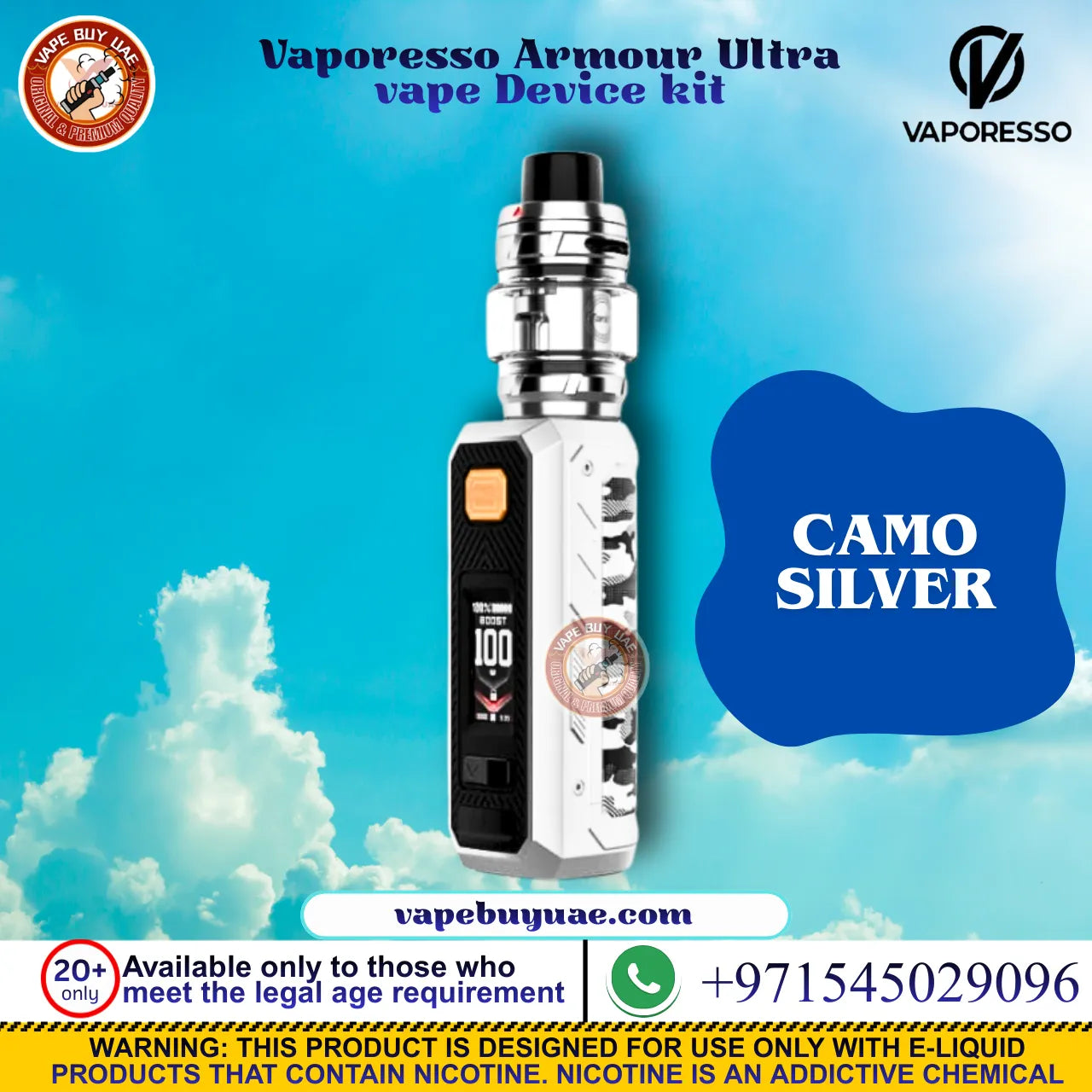 Vaporesso Armour Ultra vape device premium build UAE