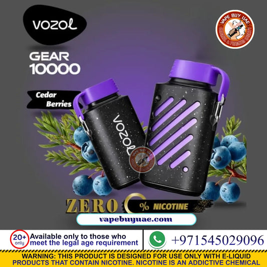 Buy VOZOL Gear 10000 Puffs 0mg Vape in Dubai