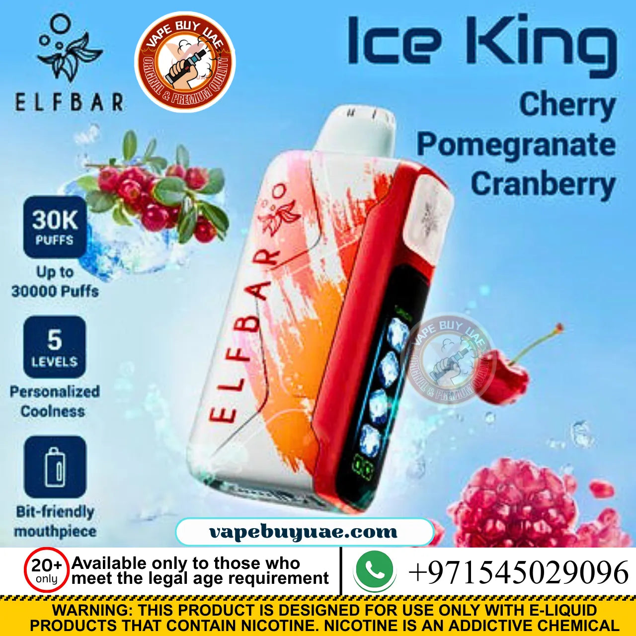 Elfbar ice King  30000 puffs