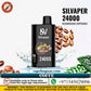 Silvaper 24000 puffs rechargeable disposable vape battery Dubai