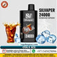 Silvaper 24000 puffs rechargeable disposable vape battery Dubai