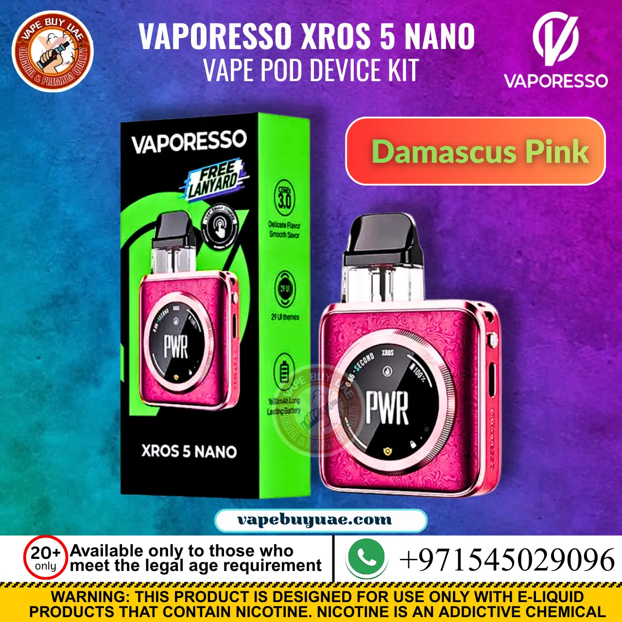 Disposable Pod Device for Easy and Smooth Vaping