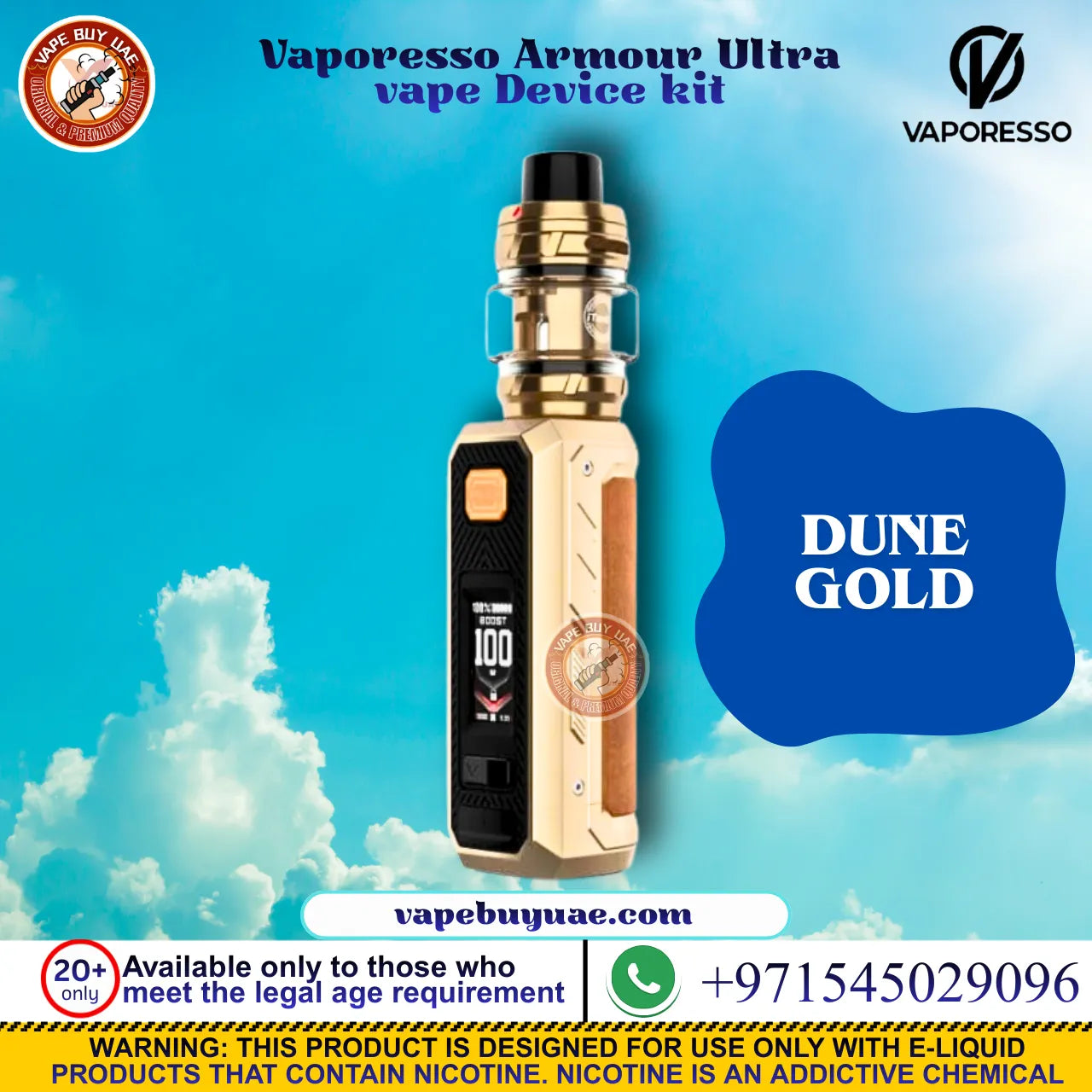 Vaporesso Armour Ultra vape device premium build UAE