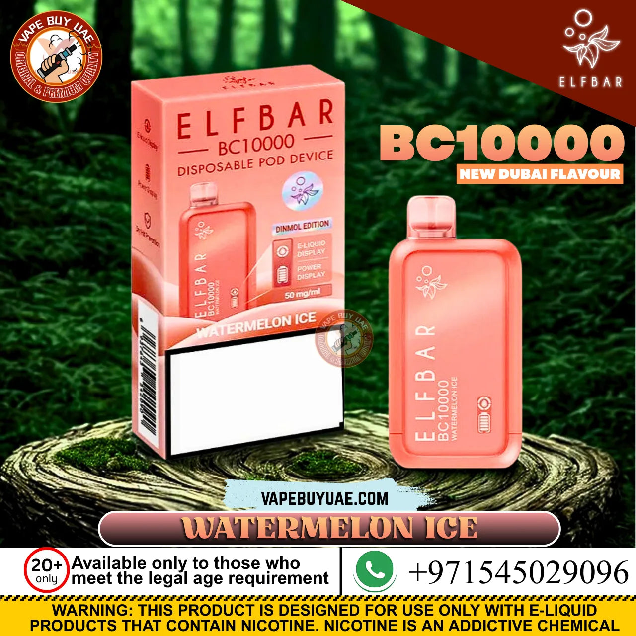 ELF BAR BC10000 (5%) Disposable Pod Device