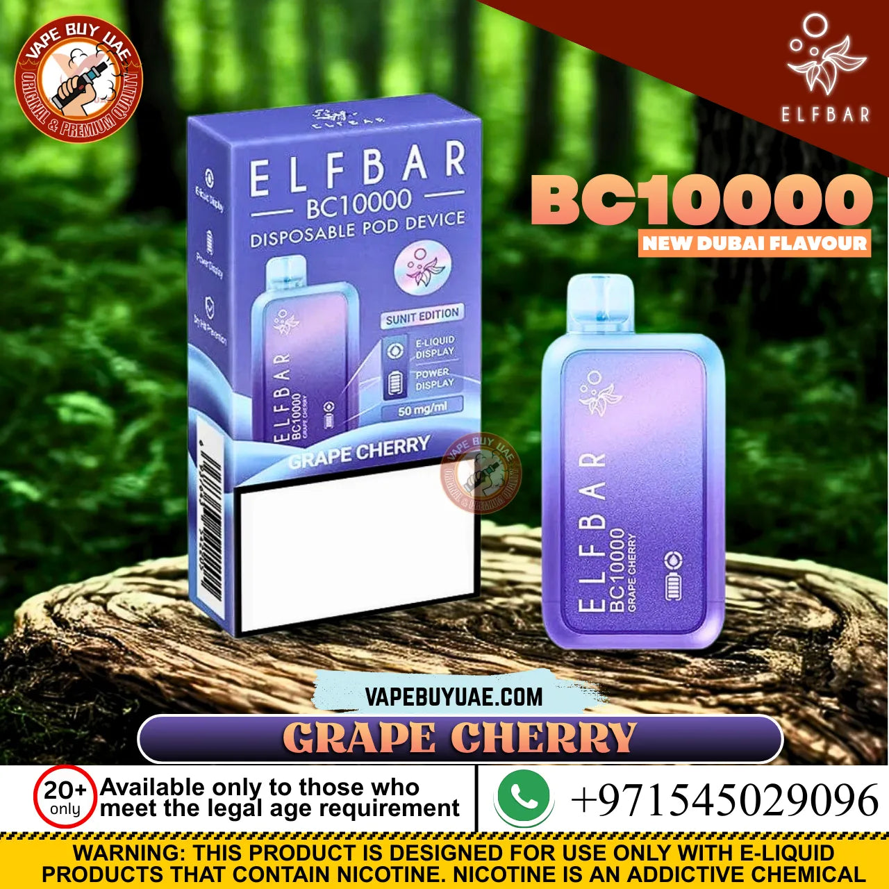 ELF BAR BC10000 (5%) Disposable Pod Device