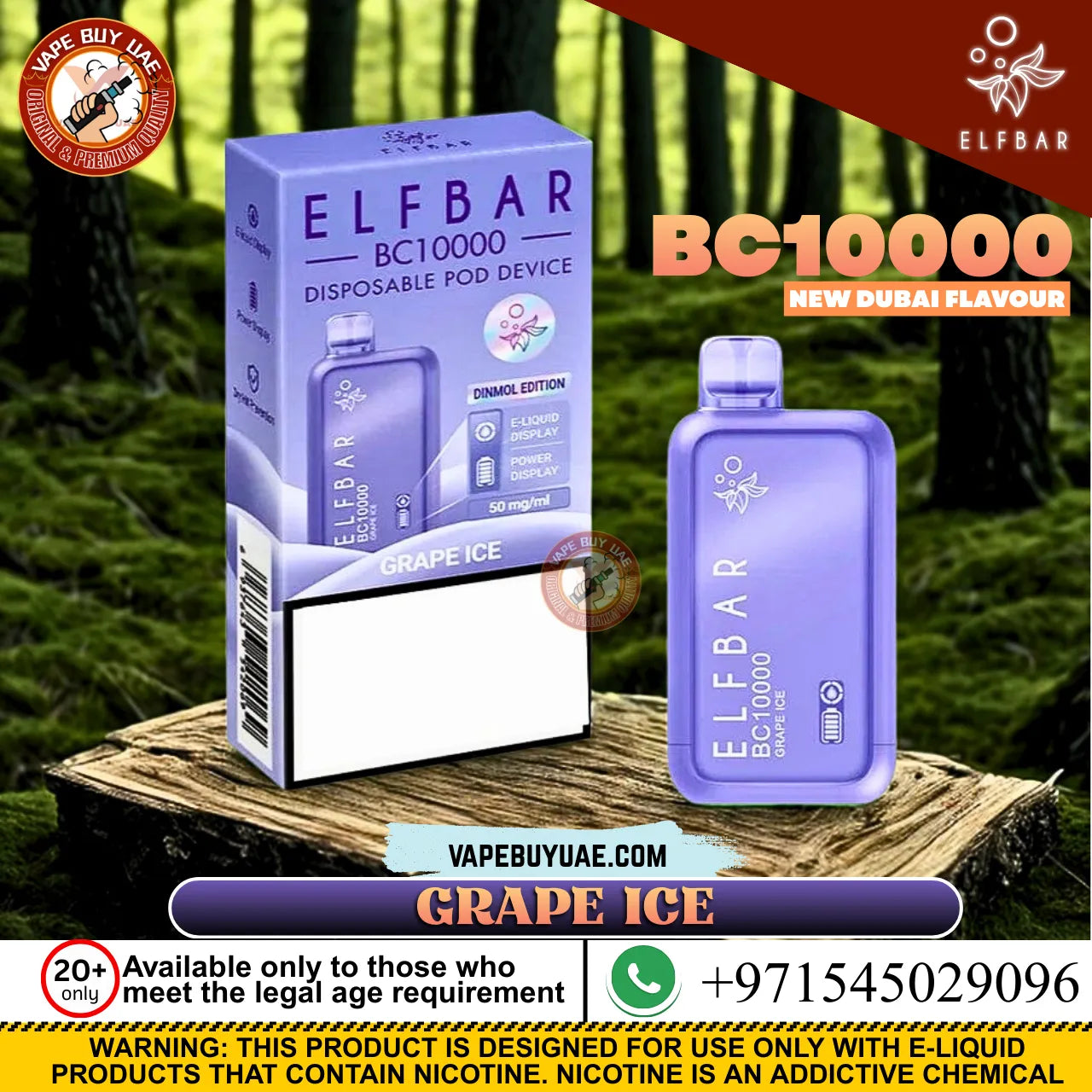 Vape Shop Near to Me- Elfbar BC-10000 Rechargeable Vape