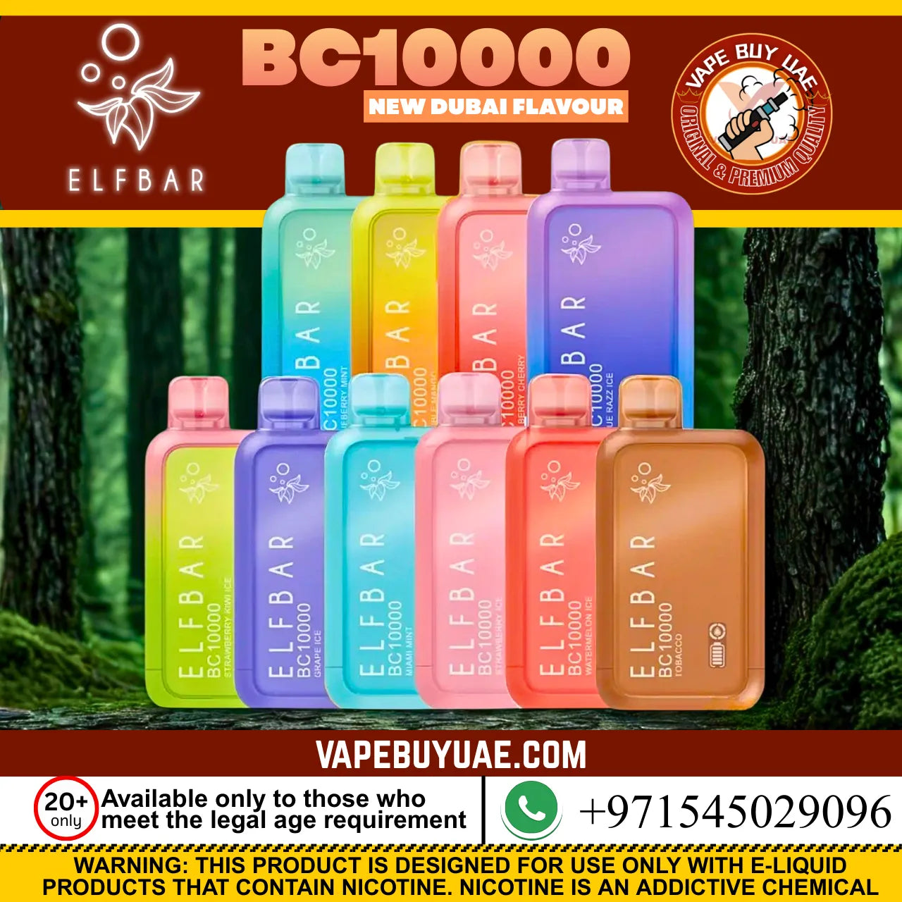Vape Shop Near to Me- Elfbar BC-10000 Rechargeable Vape