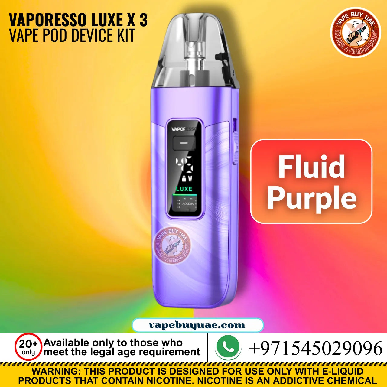 Vaporesso Luxe X 3 Vape Pod Device Kit