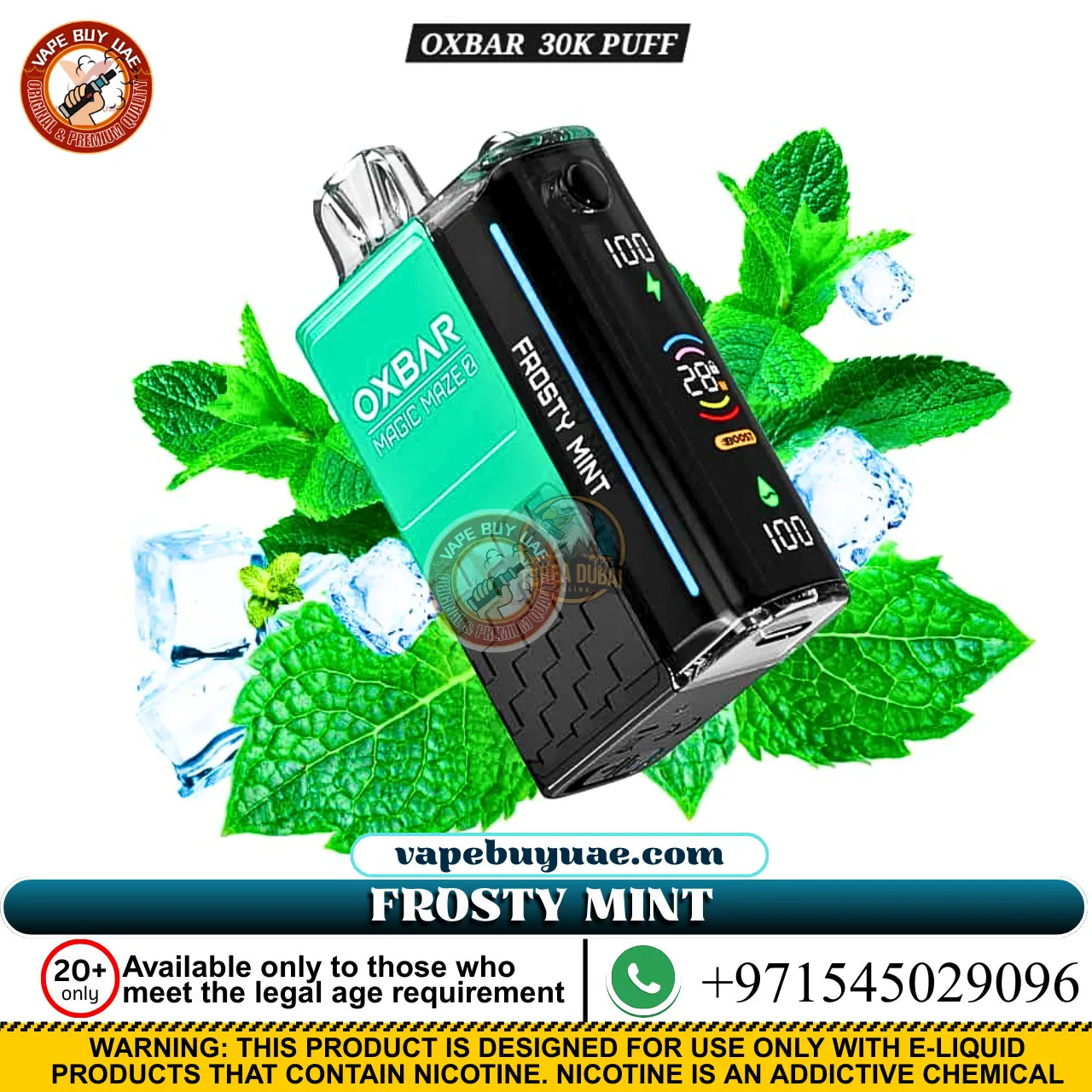 Oxbar Magic Maze-2 long lasting disposable vape Dubai