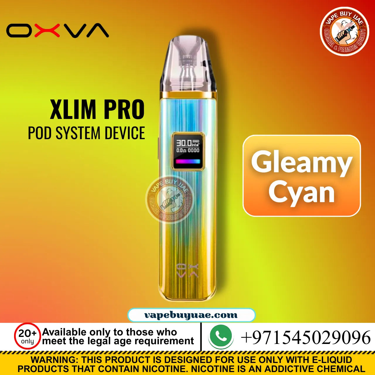 OXVA Xlim Pro refillable pod vape device Dubai