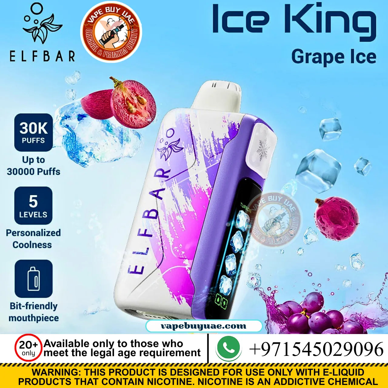 Elfbar ice King  30000 puffs