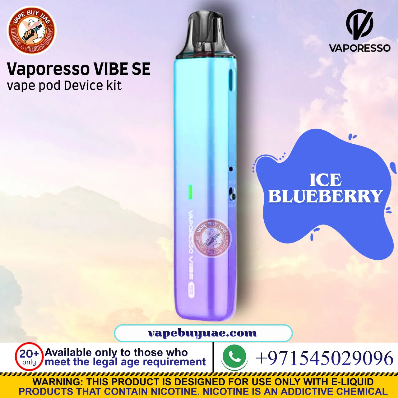 Vaporesso Vibe SE lightweight pod system UAE