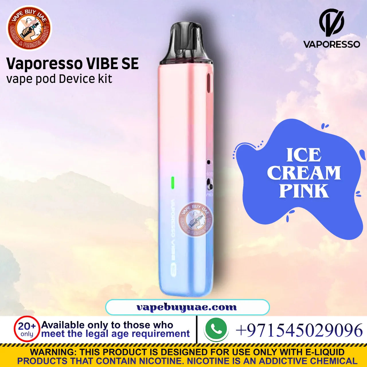Buy Vaporesso Vibe SE pod system Dubai UAE