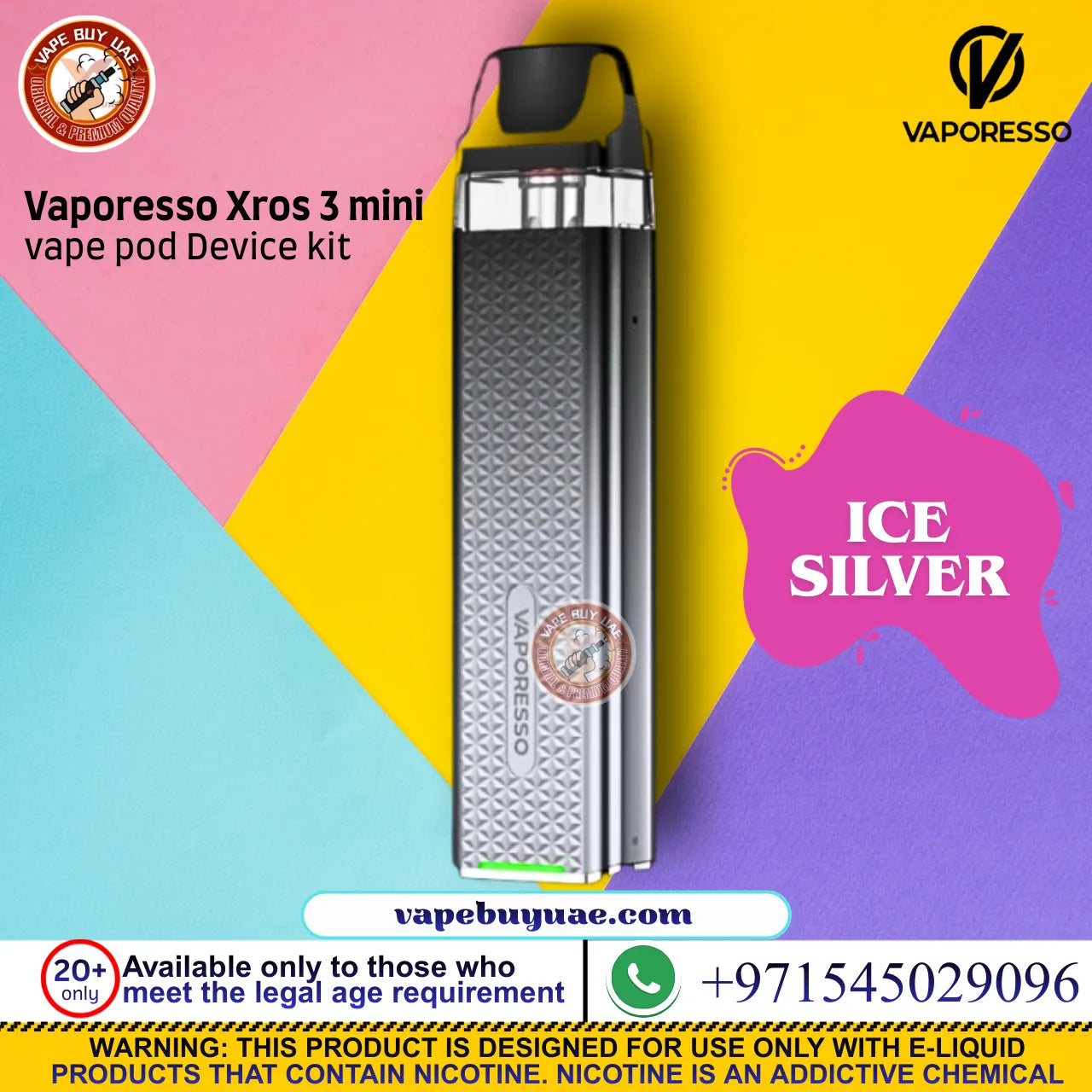 Vaporesso Xros 3 mini vape pod Device kit