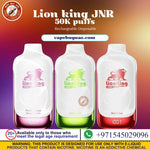 JNR Lion King 50000 puffs vape rechargeable disposable device Dubai