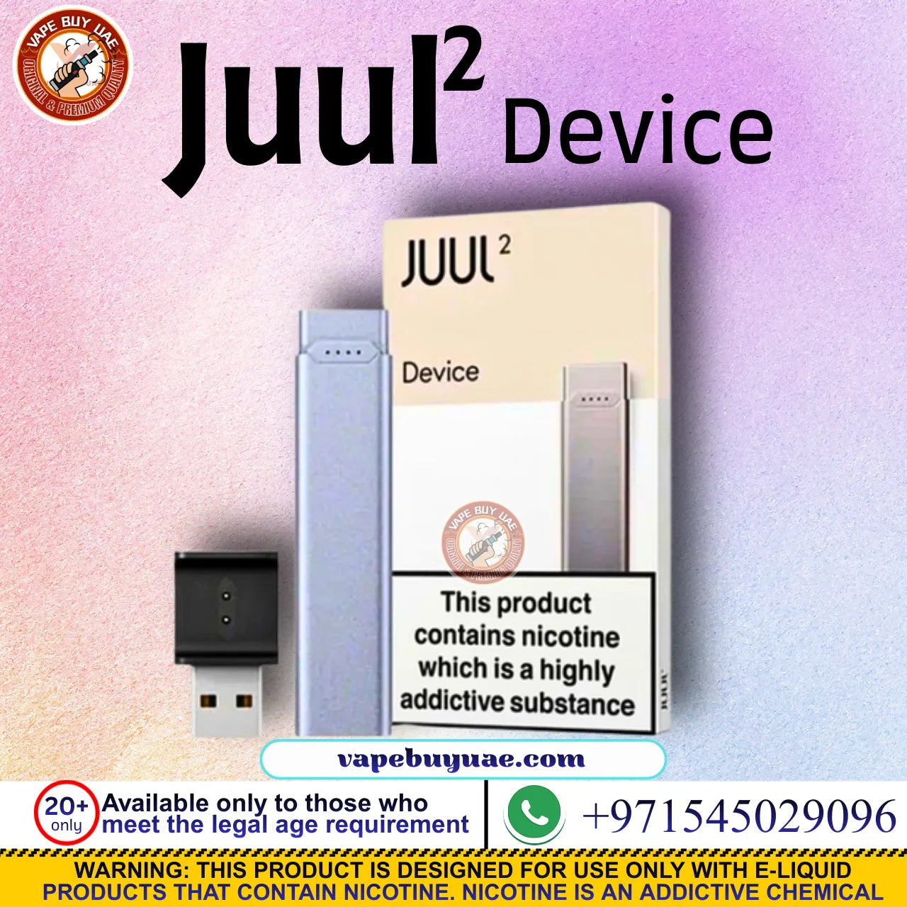 JUUL 2 DEVICE rechargeable vape pen in Dubai