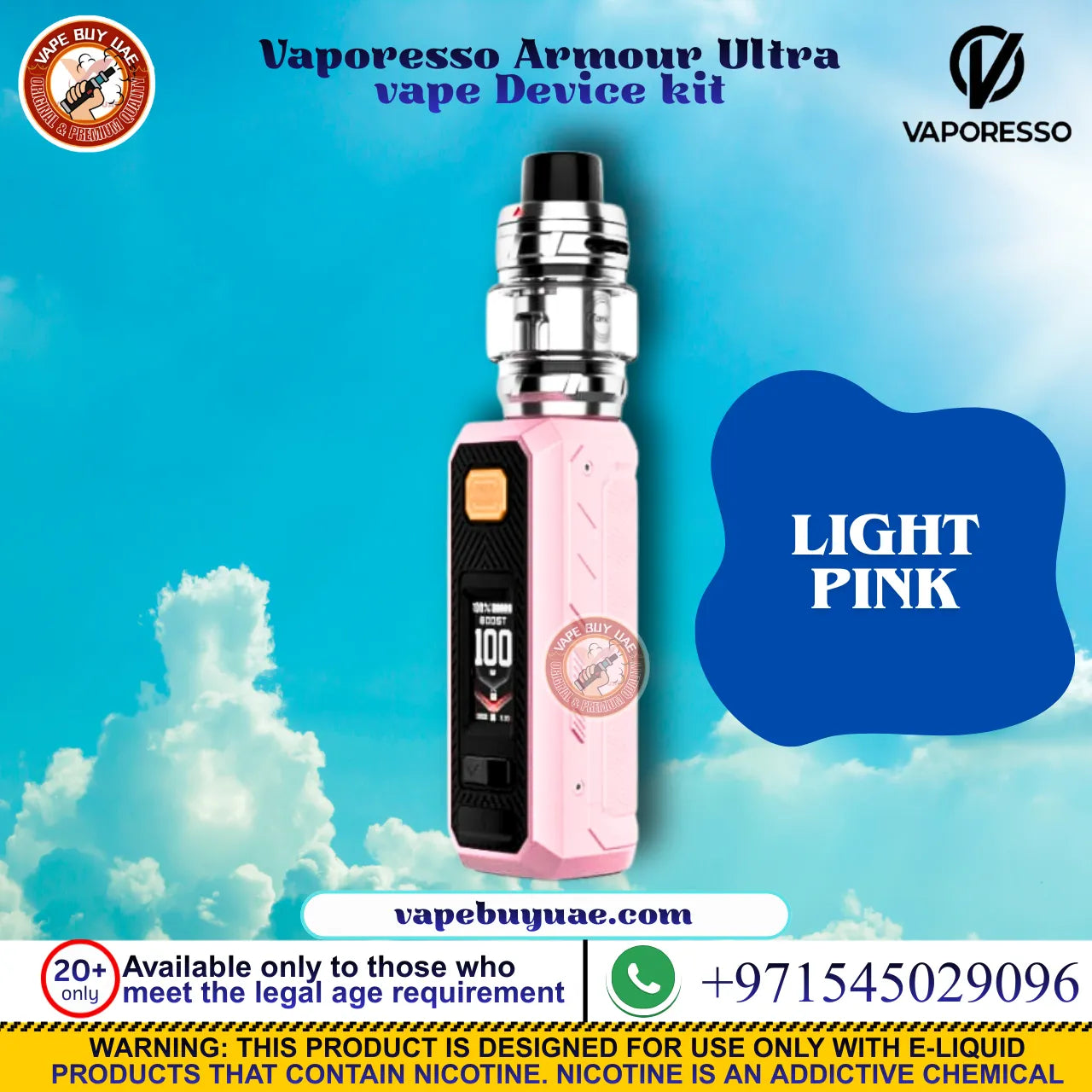 Vaporesso Armour Ultra vape device premium build UAE