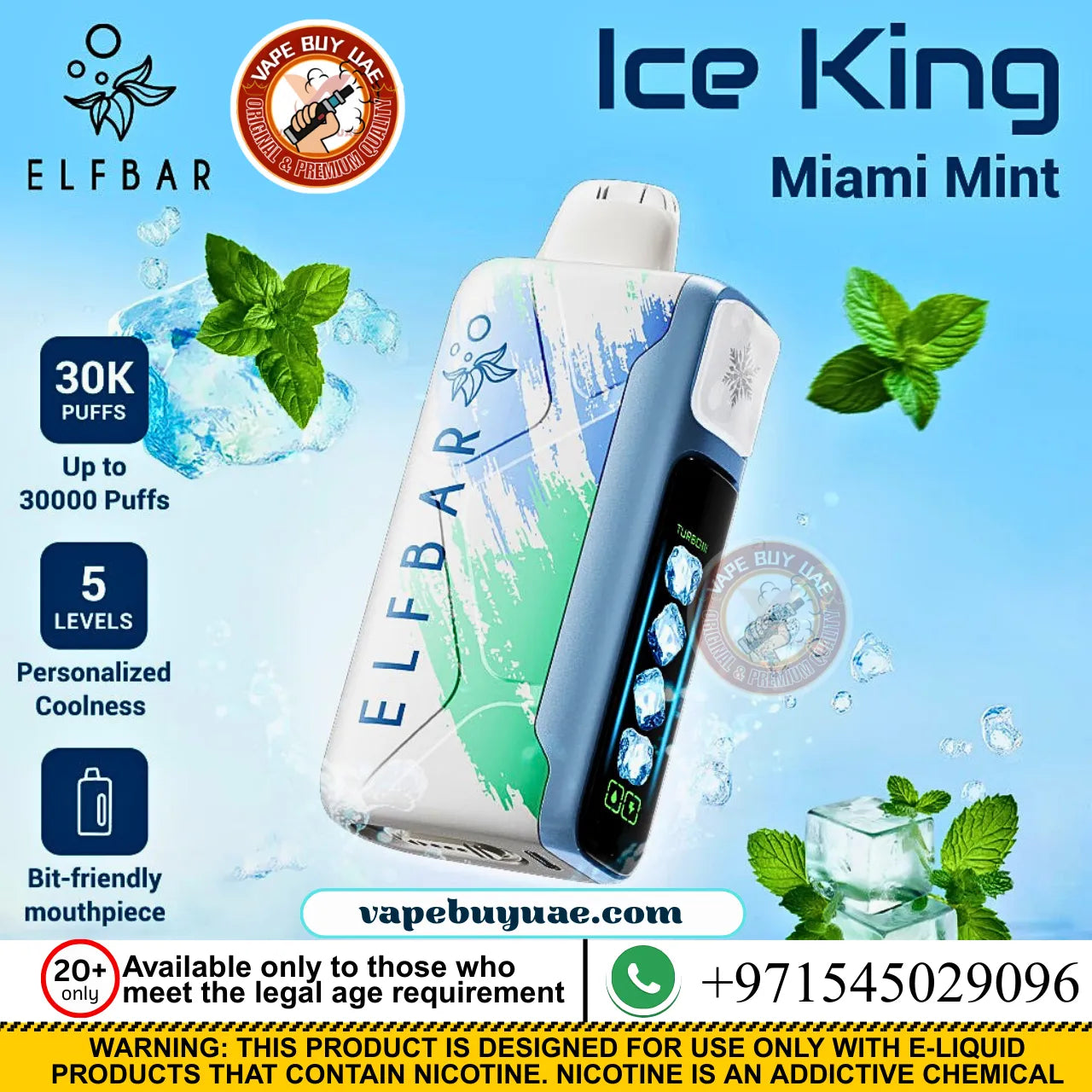 Elfbar ice King  30000 puffs