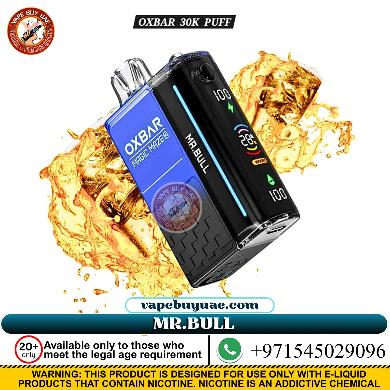 Oxbar Magic Maze-2 long lasting disposable vape Dubai