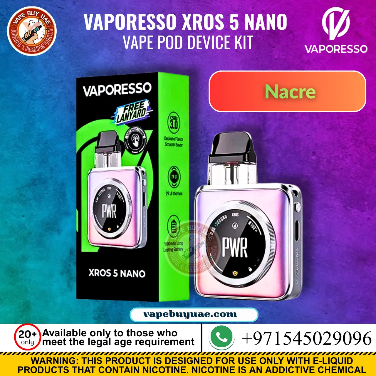 Disposable Pod Device for Easy and Smooth Vaping