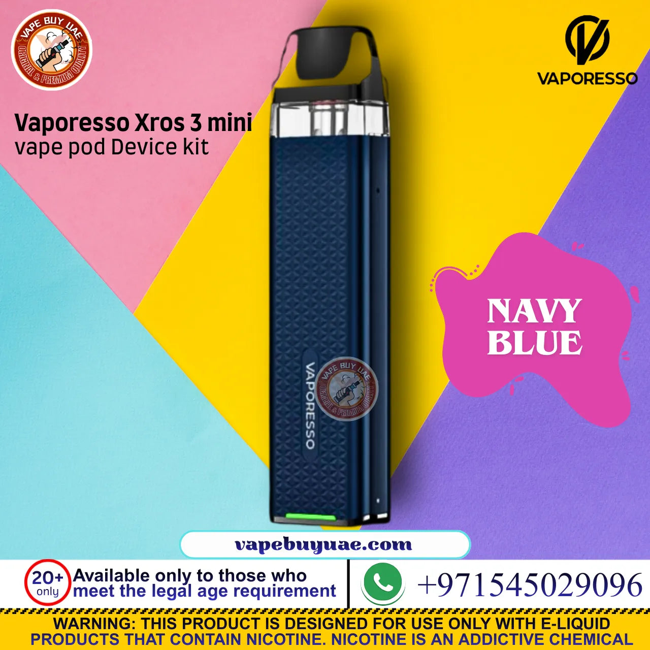 Vaporesso Xros 3 mini vape pod Device kit