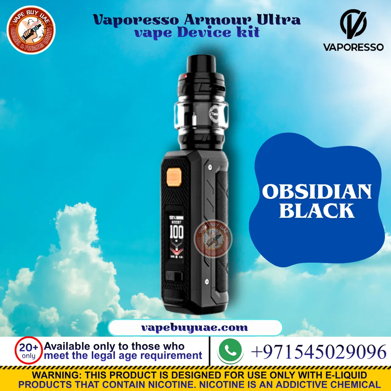 Vaporesso Armour Ultra vape device premium build UAE