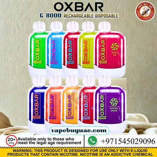 Oxbar G8000 puffs Rechargeable Disposable