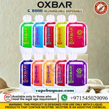 Oxbar G8000 puffs Rechargeable Disposable